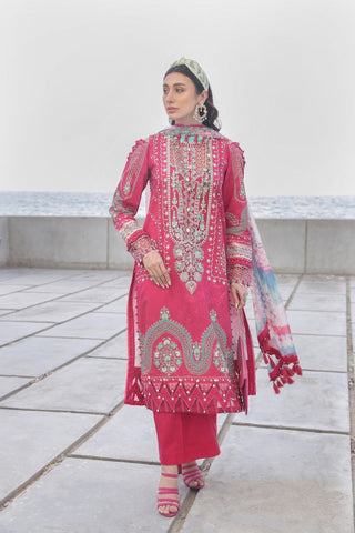 Ellena - 3-PC Unstitched Printed Lawn