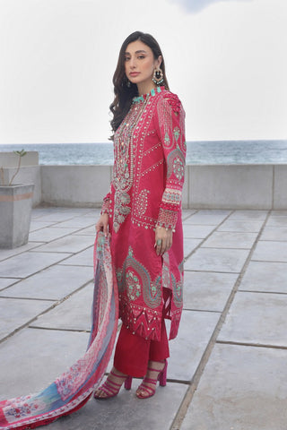 Ellena - 3-PC Unstitched Printed Lawn