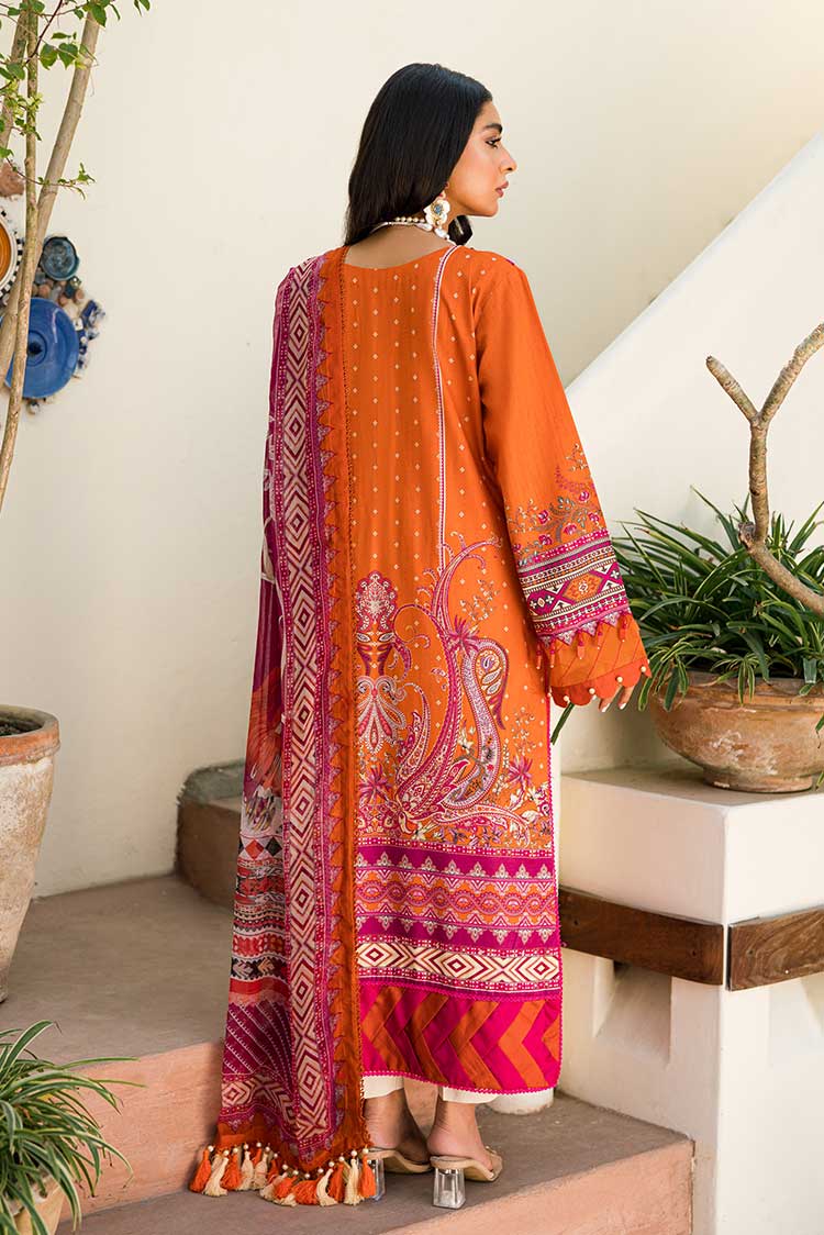 Picture of Ellena - 3-PC Unstitched Lawn Suit - Available at Raja Sahib