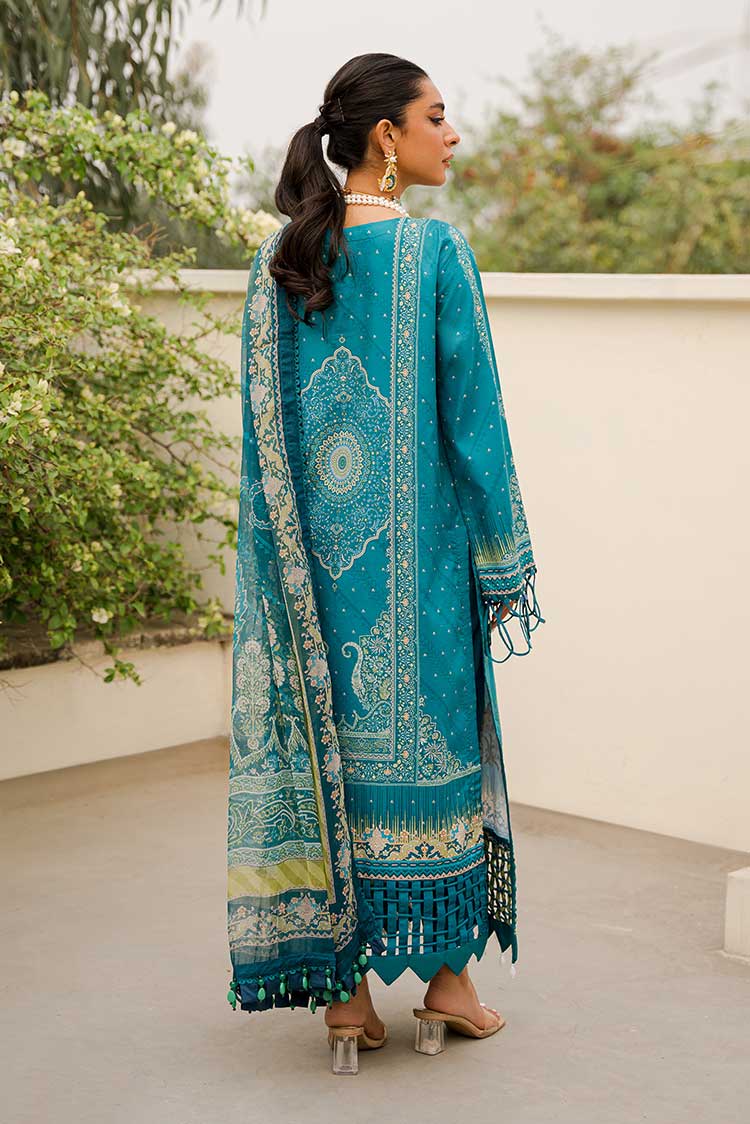 Picture of Ellena - 3-PC Unstitched Lawn Suit - Available at Raja Sahib