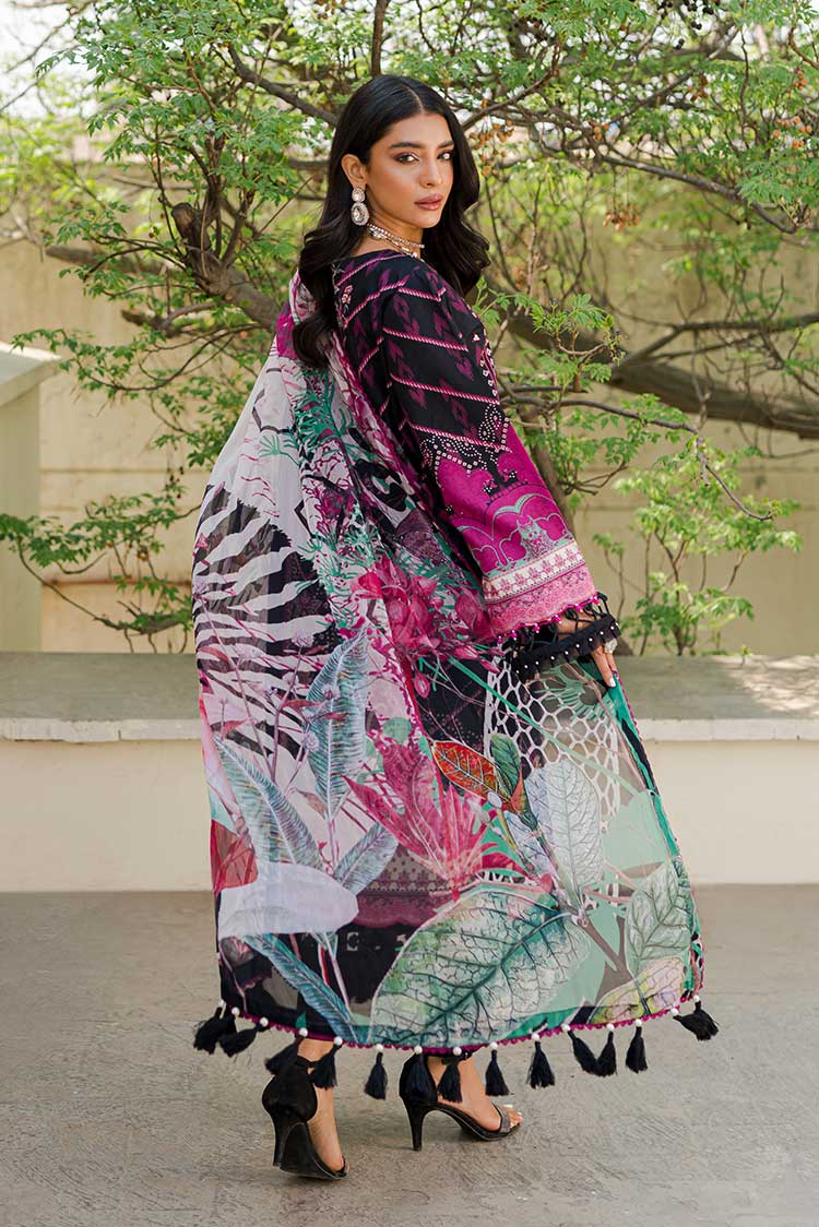 Picture of Ellena - 3-PC Unstitched Lawn Suit - Available at Raja Sahib