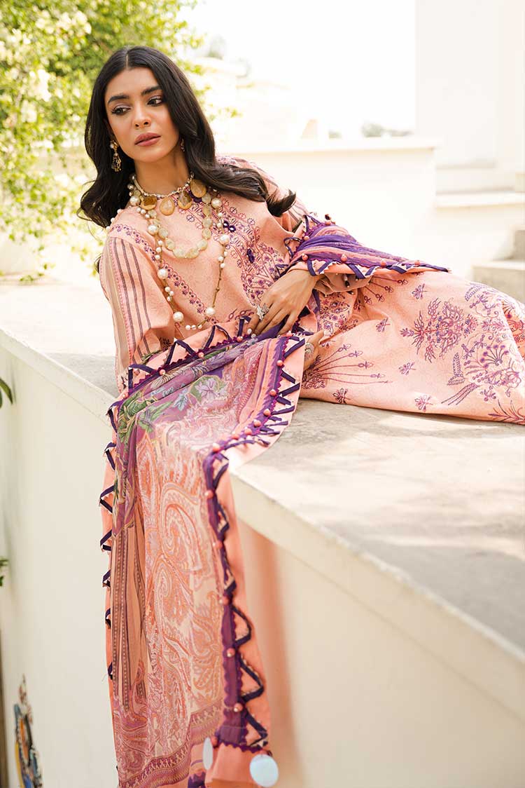 Picture of Ellena - 3-PC Unstitched Lawn Suit - Available at Raja Sahib