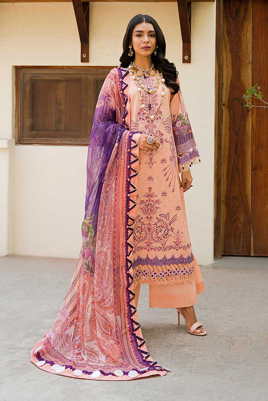 Picture of Ellena - 3-PC Unstitched Lawn Suit - Available at Raja Sahib