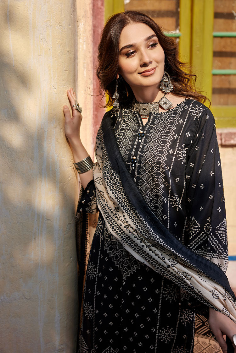 Picture of Ellena - 3-PC Unstitched Chunri Lawn - Available at Raja Sahib