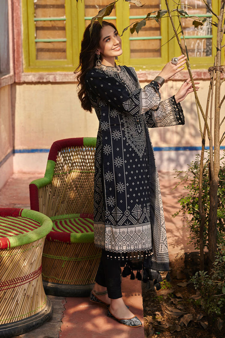 Picture of Ellena - 3-PC Unstitched Chunri Lawn - Available at Raja Sahib