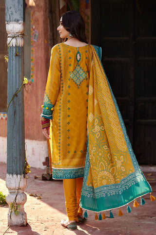 Ellena - 3-PC Unstitched Chunri Lawn