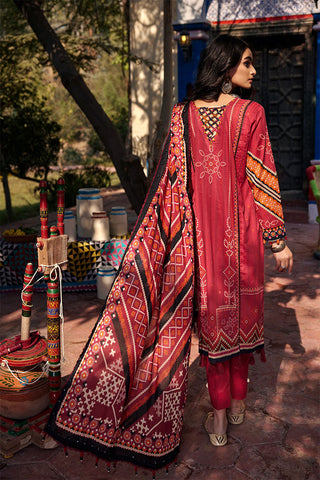 Ellena - 3-PC Unstitched Chunri Lawn