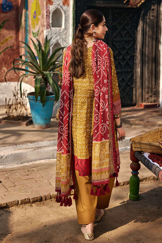 Ellena - 3-PC Unstitched Chunri Lawn