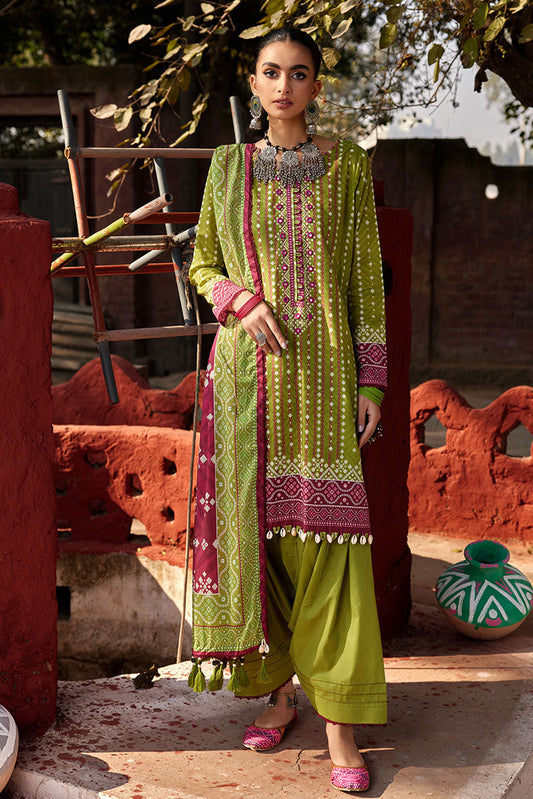 Picture of Ellena - 3-PC Unstitched Chunri Lawn - Available at Raja Sahib