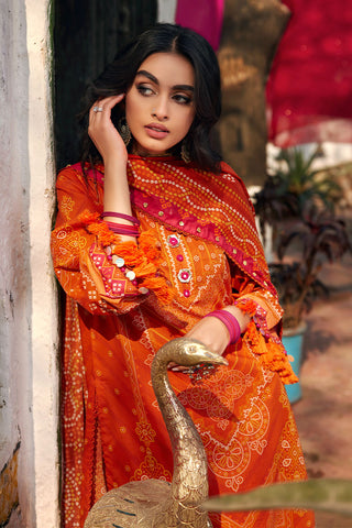 Ellena - 3-PC Unstitched Chunri Lawn