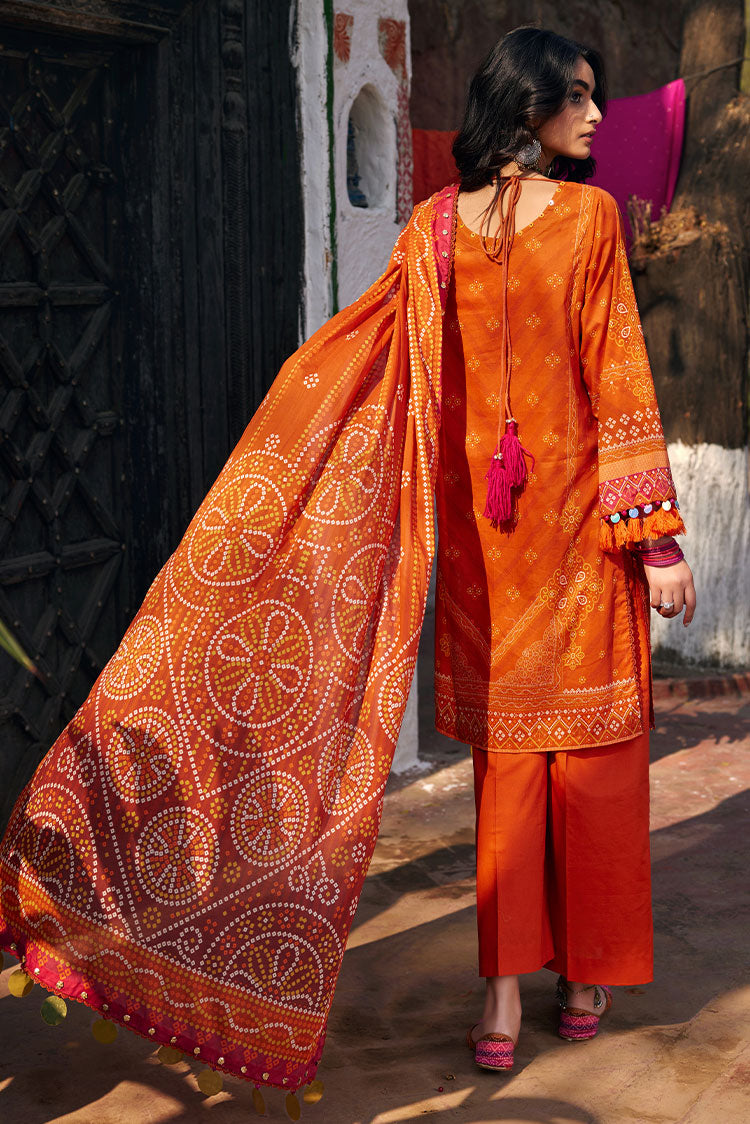 Picture of Ellena - 3-PC Unstitched Chunri Lawn - Available at Raja Sahib