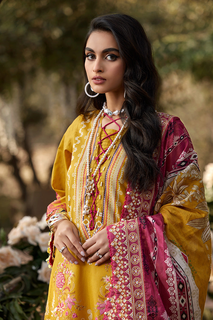 Picture of Ellena - 3-PC Unstitched Lawn Suit - Available at Raja Sahib