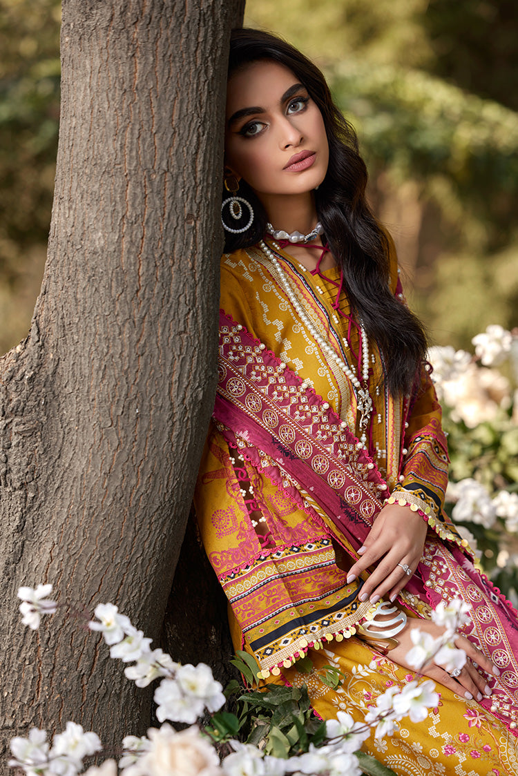 Picture of Ellena - 3-PC Unstitched Lawn Suit - Available at Raja Sahib