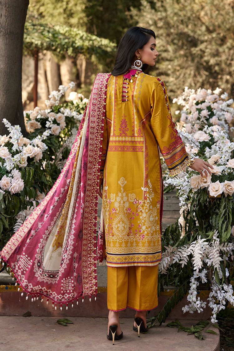 Picture of Ellena - 3-PC Unstitched Lawn Suit - Available at Raja Sahib