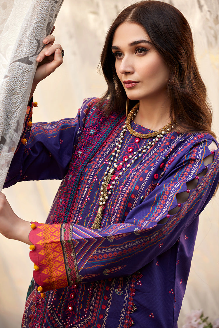 Picture of Ellena - 3-PC Unstitched Lawn Suit - Available at Raja Sahib