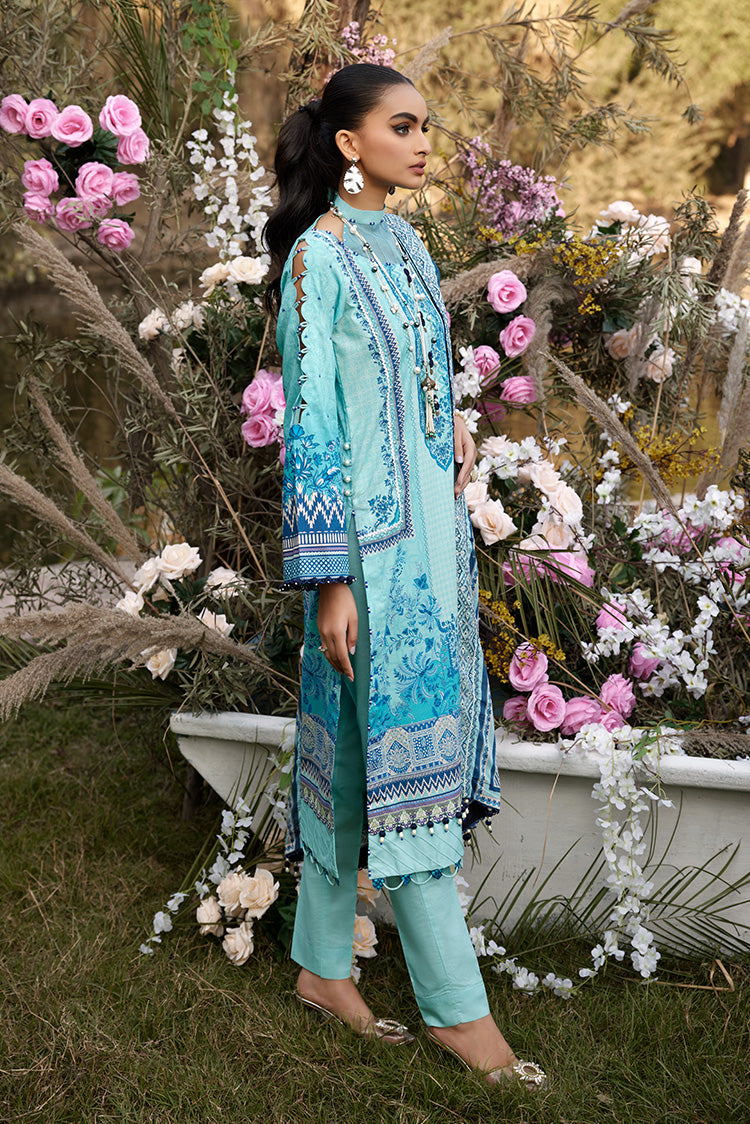 Picture of Ellena - 3-PC Unstitched Lawn Suit - Available at Raja Sahib