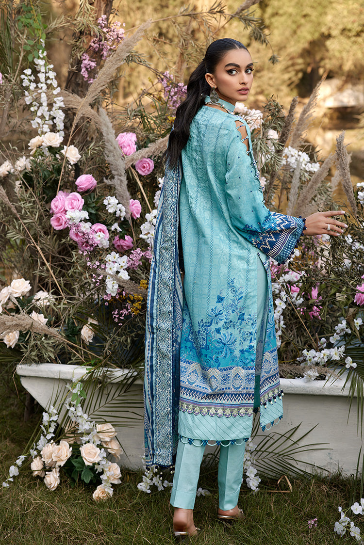 Picture of Ellena - 3-PC Unstitched Lawn Suit - Available at Raja Sahib