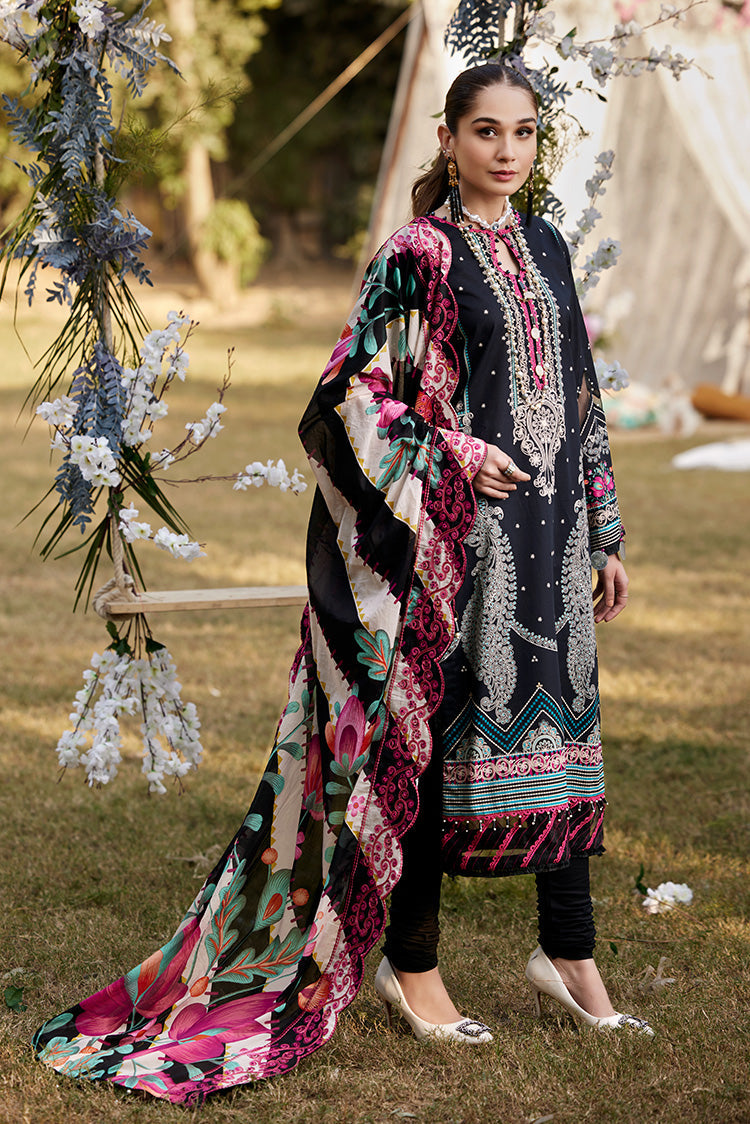 Picture of Ellena - 3-PC Unstitched Lawn Suit - Available at Raja Sahib