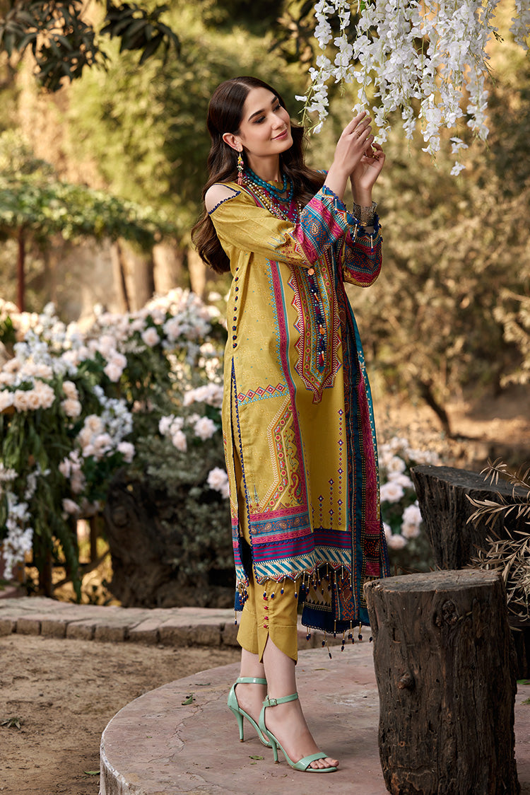 Picture of Ellena - 3-PC Unstitched Lawn Suit - Available at Raja Sahib