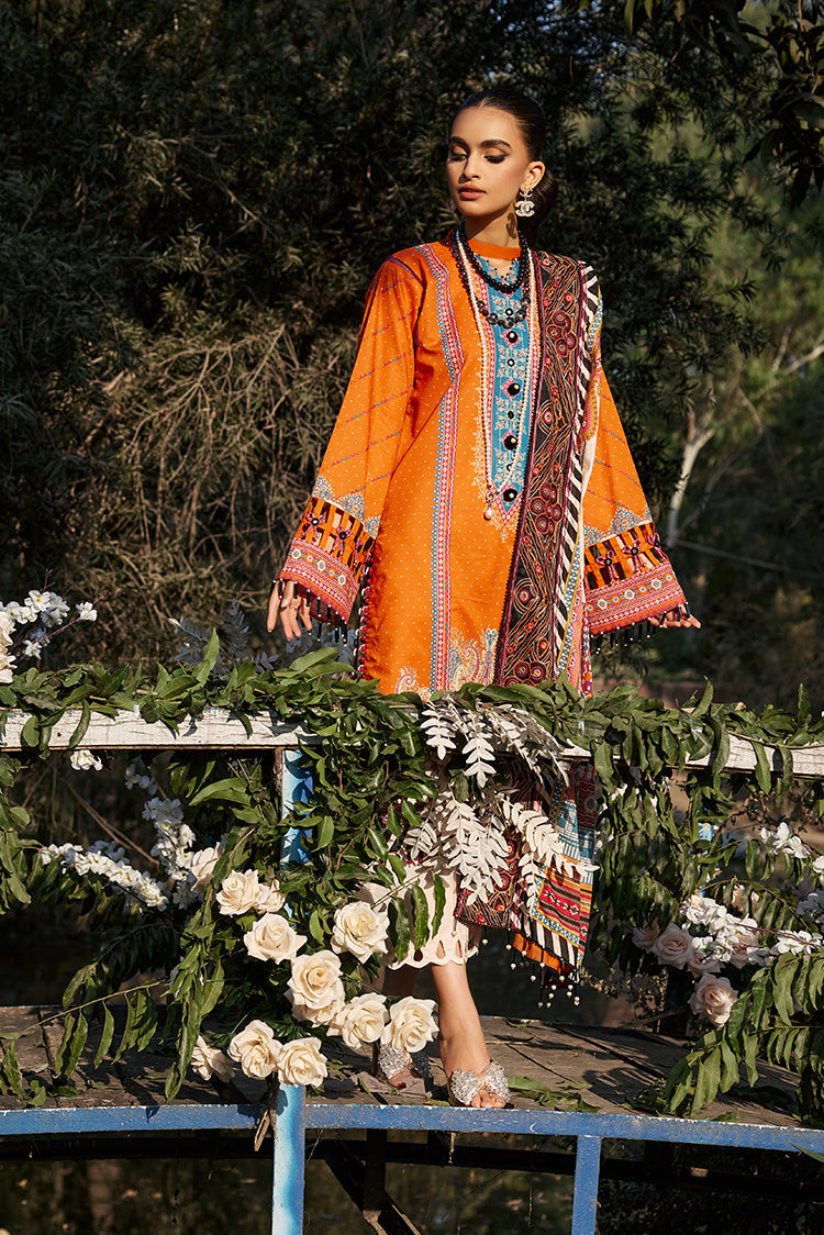 Picture of Ellena - 3-PC Unstitched Lawn Suit - Available at Raja Sahib