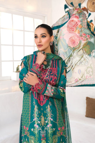 Ellena - 3-PC Unstitched Printed Lawn