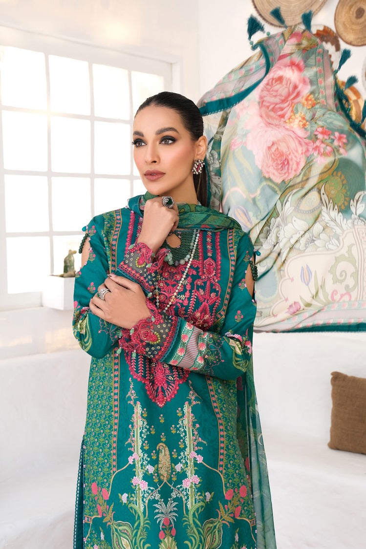 Picture of Ellena - 3-PC Unstitched Printed Lawn - Available at Raja Sahib