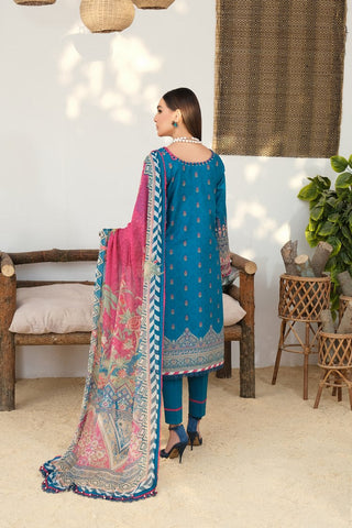 Ellena - 3-PC Unstitched Printed Lawn