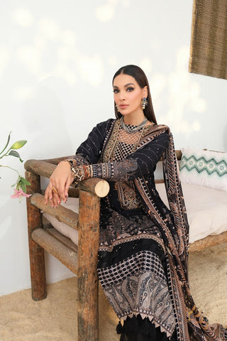 Ellena - 3-PC Unstitched Printed Lawn