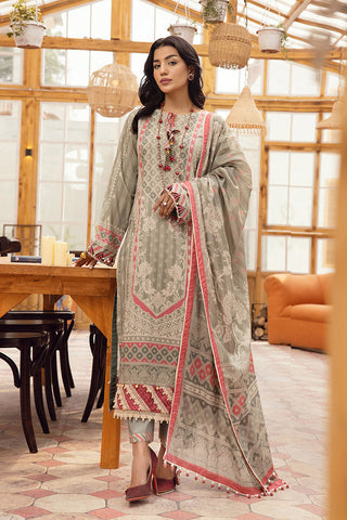 Ellena - 3-PC Unstitched Lawn Suit