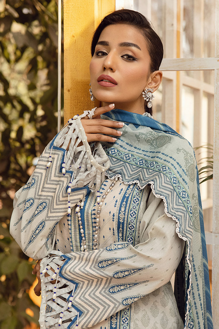 Picture of Ellena - 3-PC Unstitched Lawn Suit - Available at Raja Sahib