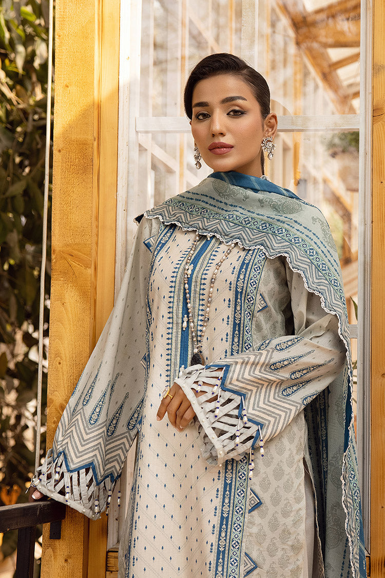 Picture of Ellena - 3-PC Unstitched Lawn Suit - Available at Raja Sahib