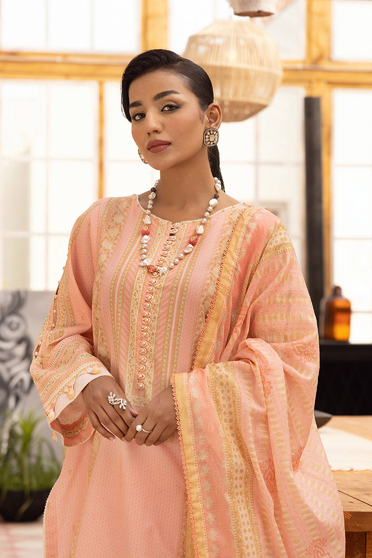 Picture of Ellena - 3-PC Unstitched Lawn Suit - Available at Raja Sahib