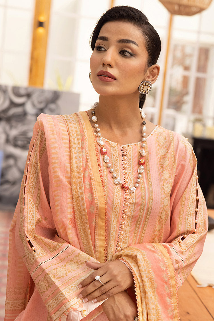 Picture of Ellena - 3-PC Unstitched Lawn Suit - Available at Raja Sahib