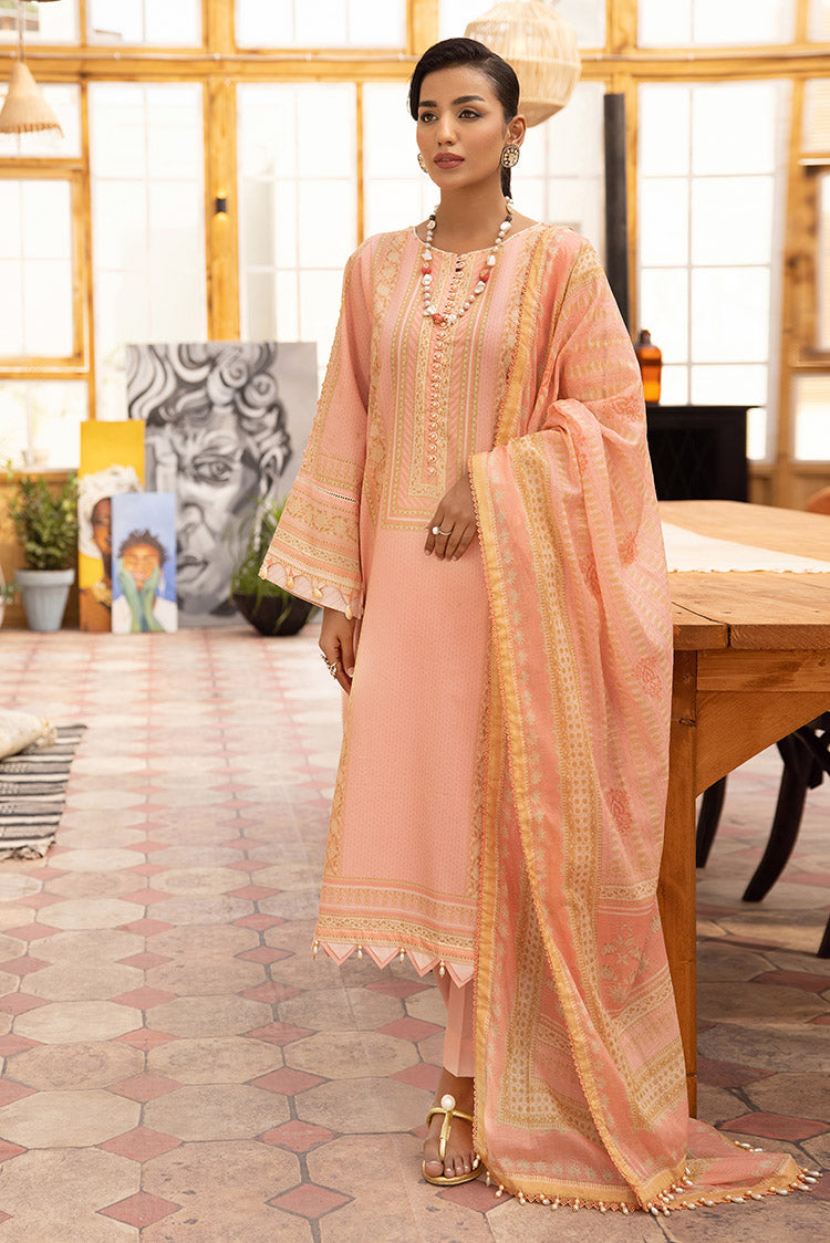 Picture of Ellena - 3-PC Unstitched Lawn Suit - Available at Raja Sahib