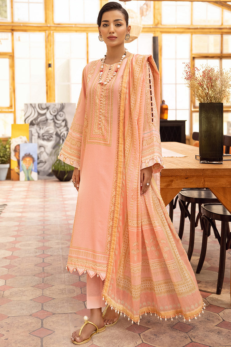 Picture of Ellena - 3-PC Unstitched Lawn Suit - Available at Raja Sahib