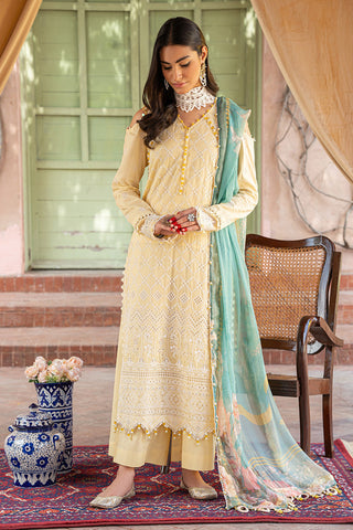 Picture of Ellena - 3-PC Unstitched Embroidered Lawn Suit - Available at Raja Sahib