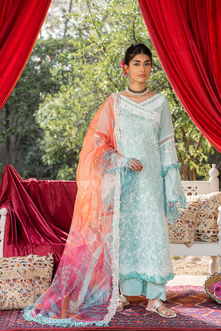 Picture of Ellena - 3-PC Unstitched Embroidered Lawn Suit - Available at Raja Sahib