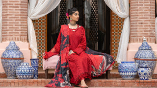 Ellena - 3-PC Unstitched Embroidered Lawn Suit