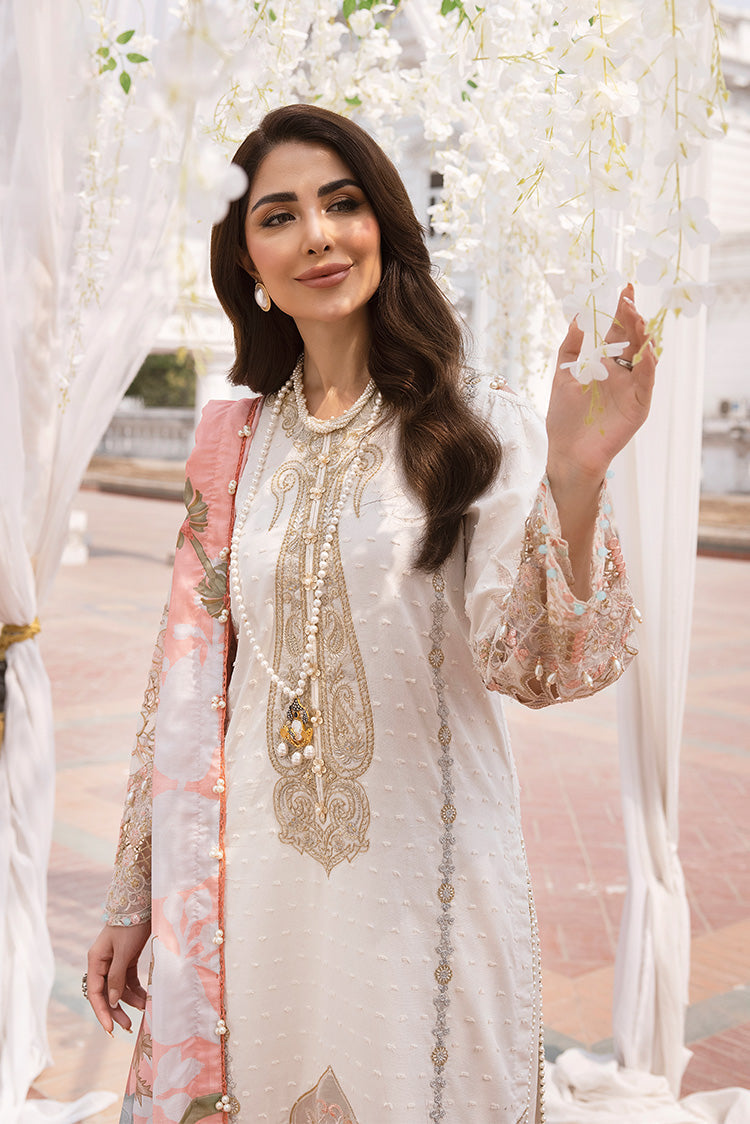 Picture of Ellena - 3-PC Unstitched Embroidered Lawn Suit - Available at Raja Sahib