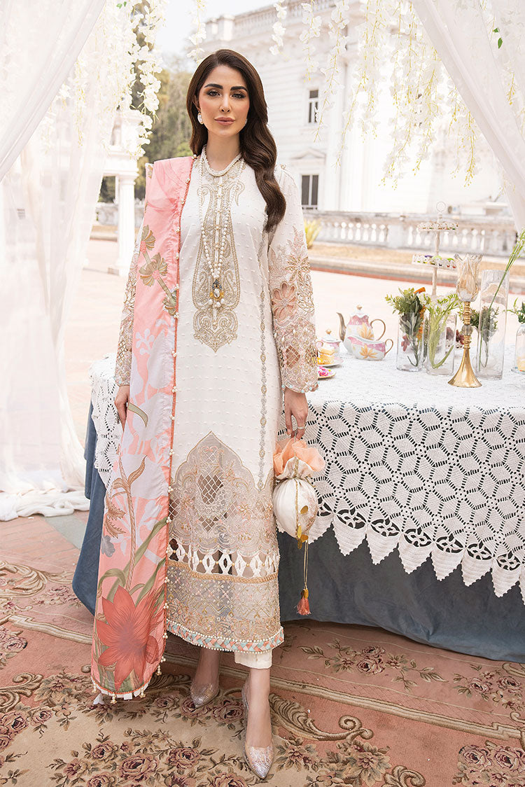 Picture of Ellena - 3-PC Unstitched Embroidered Lawn Suit - Available at Raja Sahib