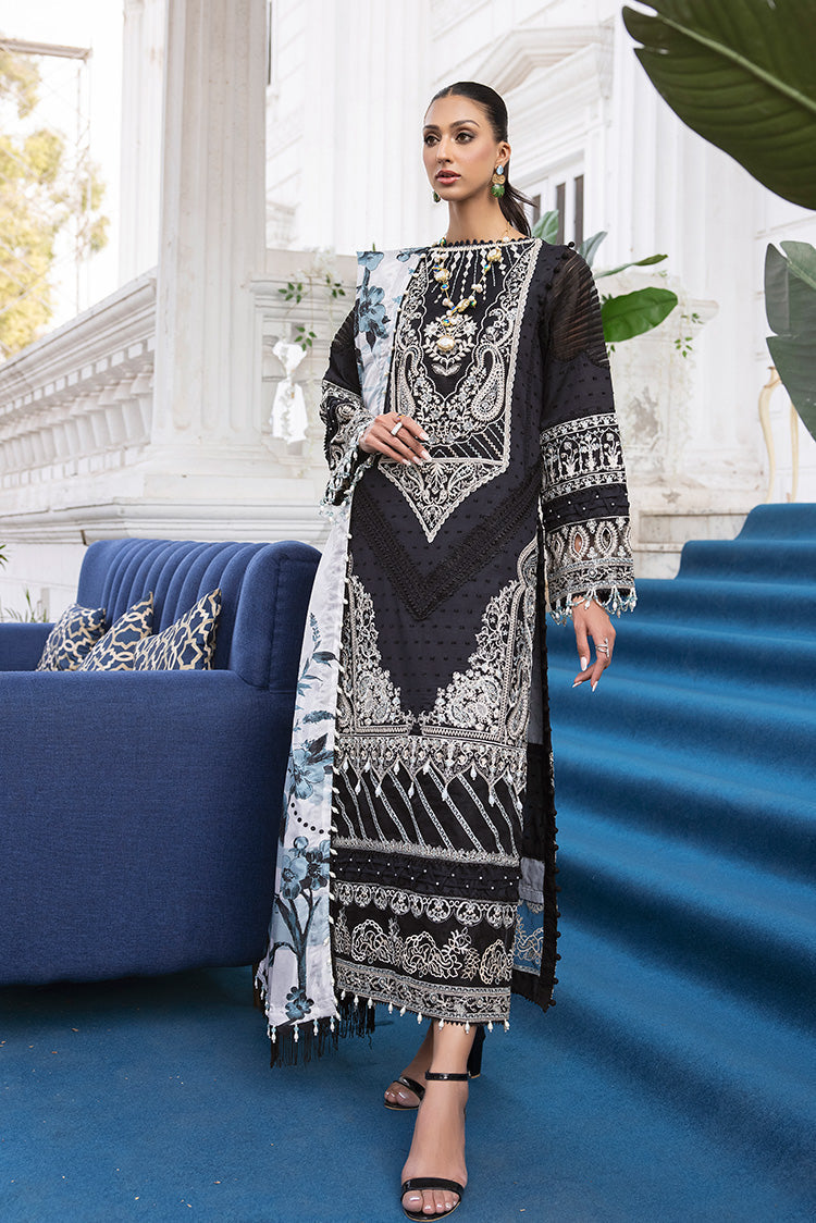 Picture of Ellena - 3-PC Unstitched Embroidered Lawn Suit - Available at Raja Sahib