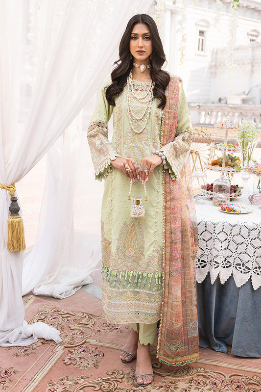 Picture of Ellena - 3-PC Unstitched Embroidered Lawn Suit - Available at Raja Sahib