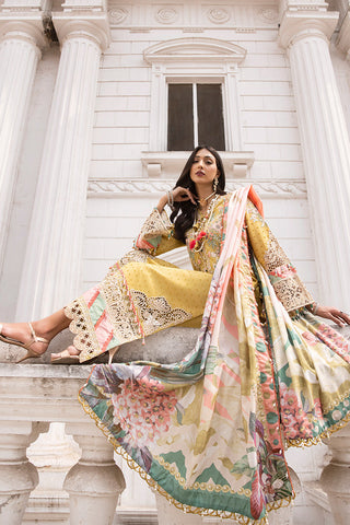 Ellena - 3-PC Unstitched Embroidered Lawn Suit