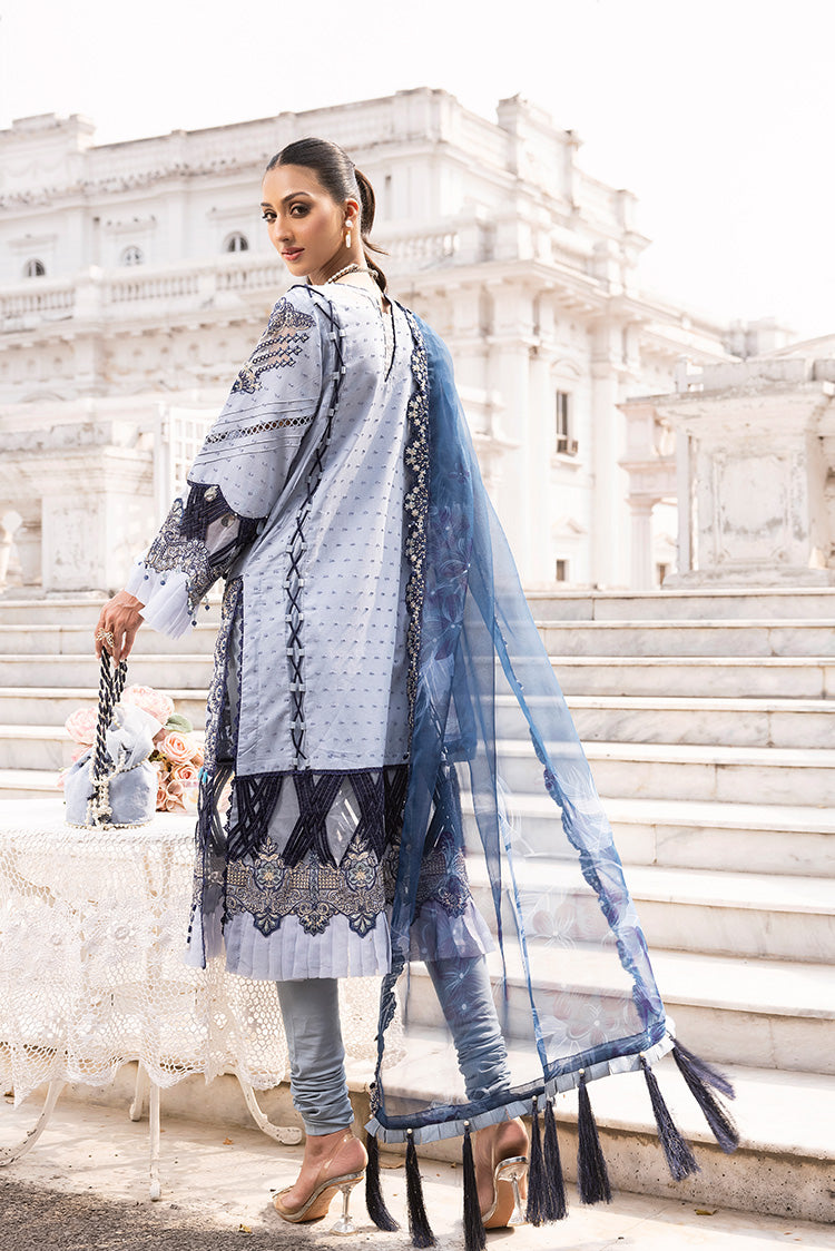 Picture of Ellena - 3-PC Unstitched Embroidered Lawn Suit - Available at Raja Sahib