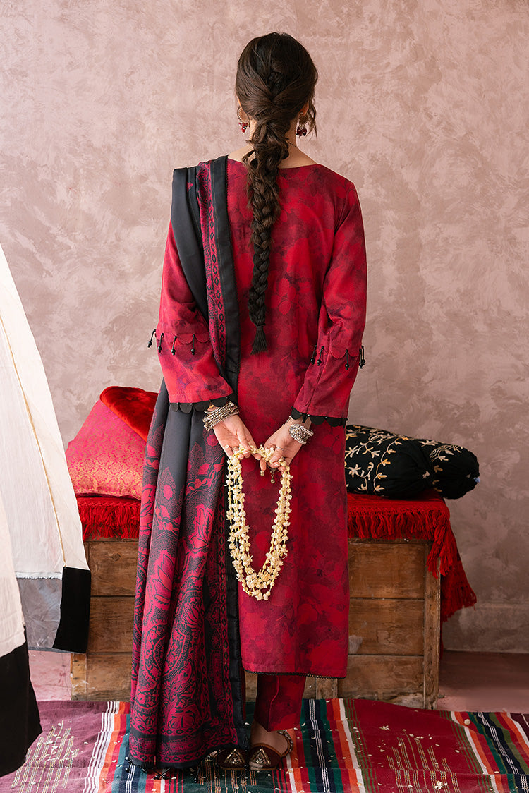 Picture of Ellena - 3-PC Unstitched Digital Printed Viscose Suit - Available at Raja Sahib