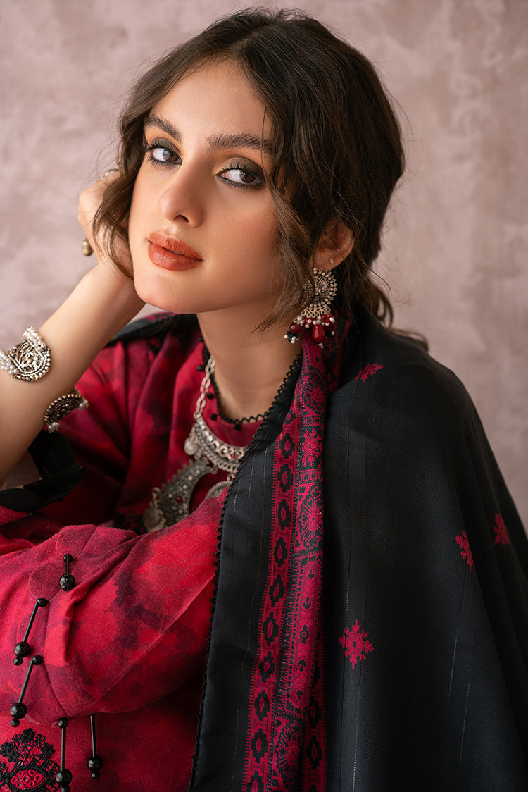 Picture of Ellena - 3-PC Unstitched Digital Printed Viscose Suit - Available at Raja Sahib