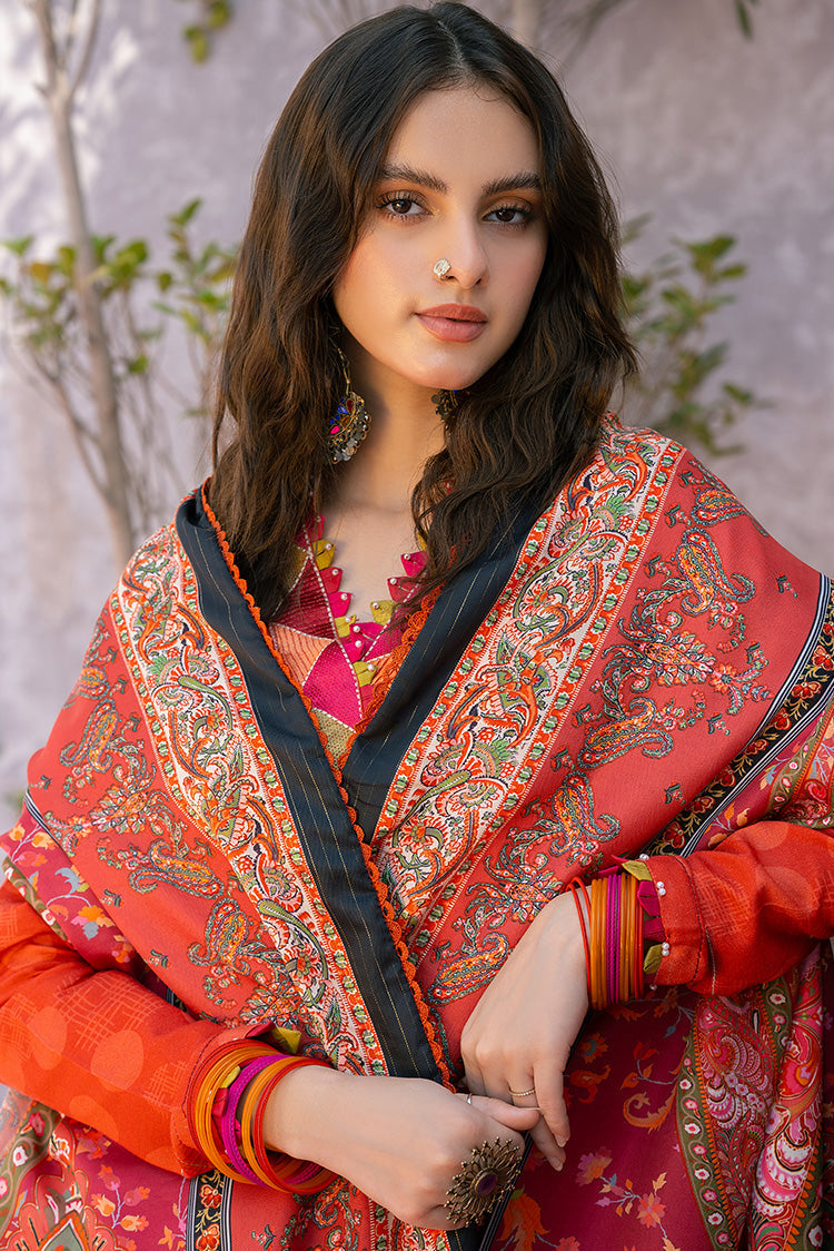 Picture of Ellena - 3-PC Unstitched Digital Printed Viscose Suit - Available at Raja Sahib