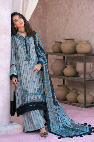 Ellena - 3-PC Unstitched Digital Printed Viscose Suit