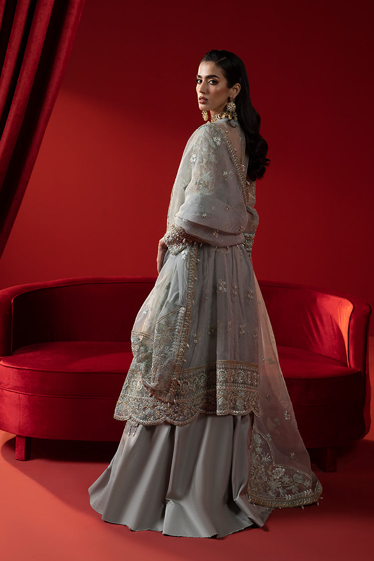 Picture of Ellena - 3-PC Unstitched Fancy Embroidered Organza Suit - Available at Raja Sahib