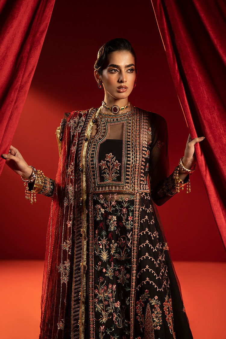 Picture of Ellena - 3-PC Unstitched Fancy Embroidered Organza Suit - Available at Raja Sahib